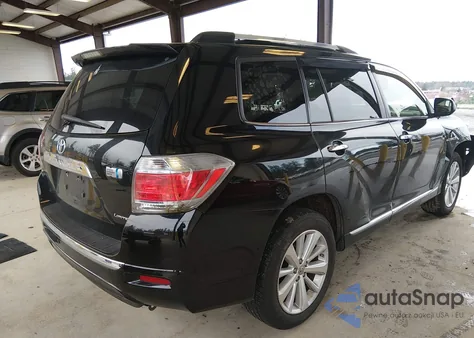 2012 Toyota Highlander Hybrid Limited V6 из США, поврежденный, VIN JTEDC3EH2C2008940